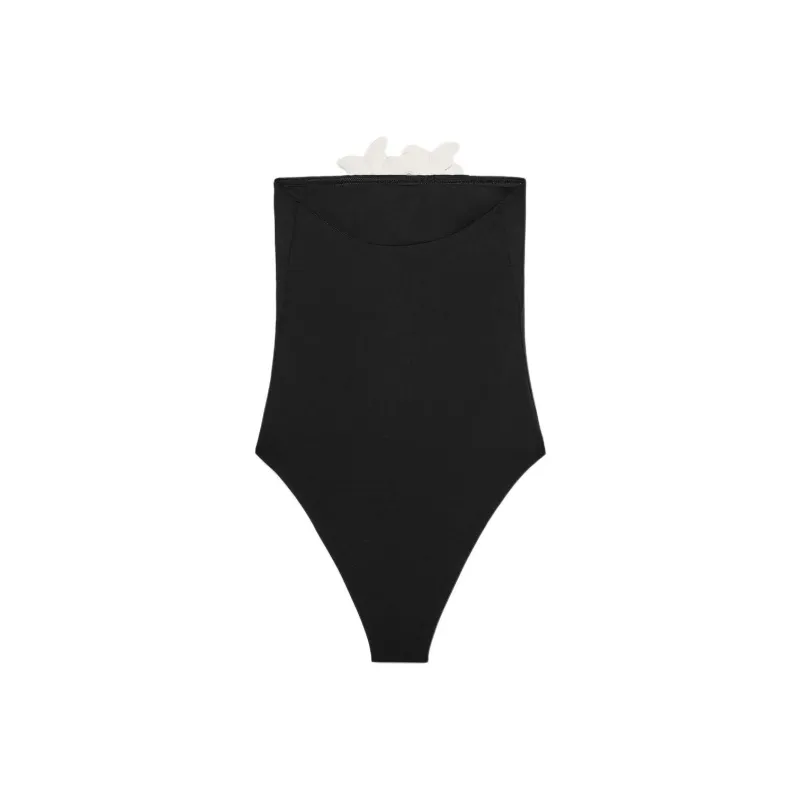 ZARA One piece Swimsuit Women's Black-1