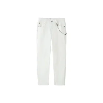 DAVID NAMAN Jeans Men White