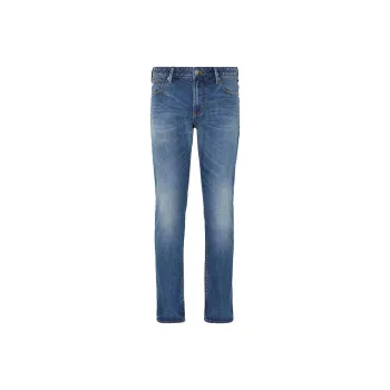 EMPORIO ARMANI J06 Slim fit Bleached effect Comfort denim Jeans