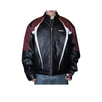 RAP PANDA Leather Jacket Unisex