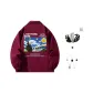 Burgundy (Comes with Trendy Necklace+Crossbody Bag)