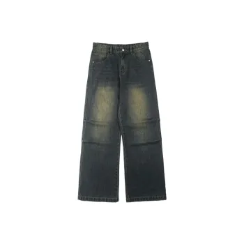 Ghost Mask Jeans Unisex Vintage Green