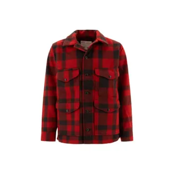 Filson Mackinaw Plaid Buttoned Shirt Jacket