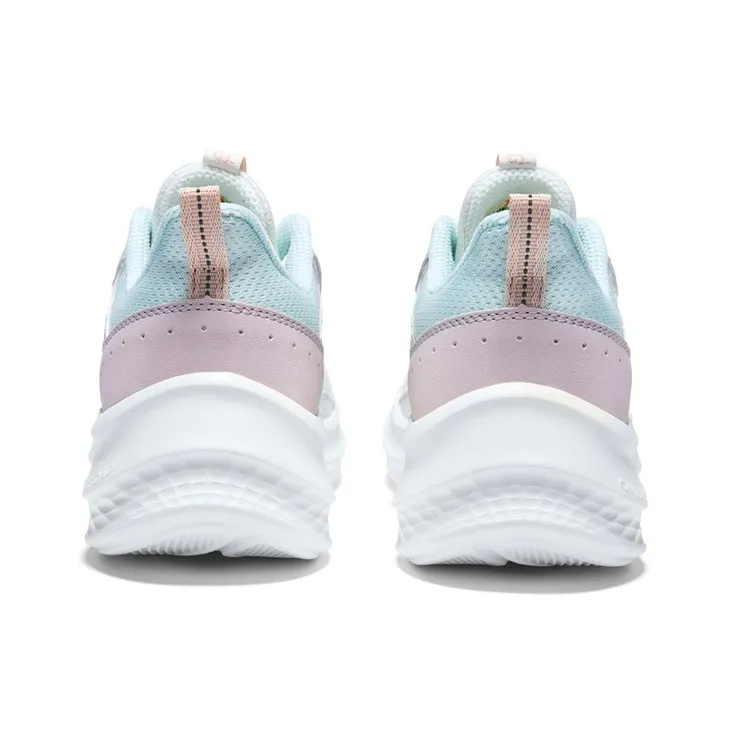 361° Cushioning, Breathable, Supportive Low Top Casual Running Shoes Women's Feather White Gauze Blue-5