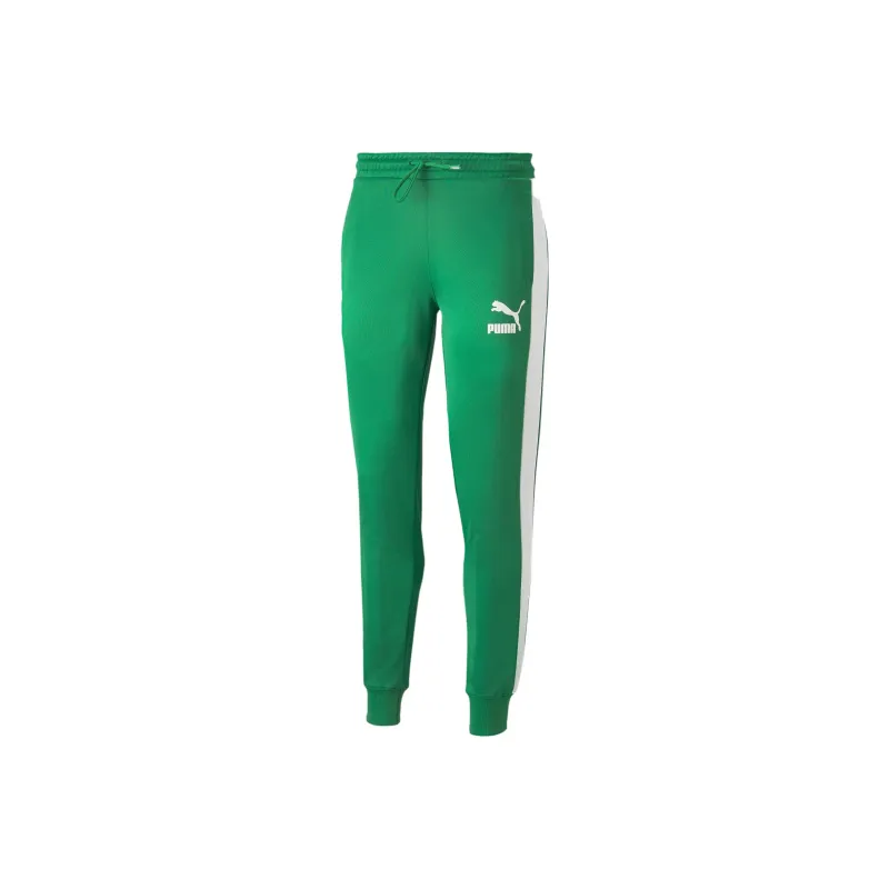 PUMA Knitted Sports Pants Men's Green-0