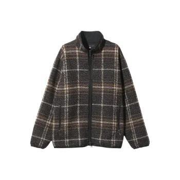 Needles W.U. Piping Plaid Tweed Jacket