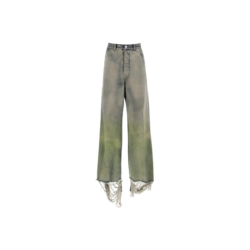 RICK OWENS/RO FW23 Jeans Men's Khaki-0