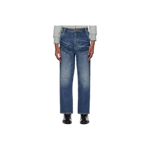 Fax Copy Express Jeans Unisex Blue