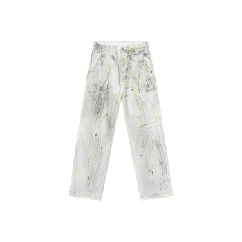 Voguo Relay Jeans Unisex Smudged White