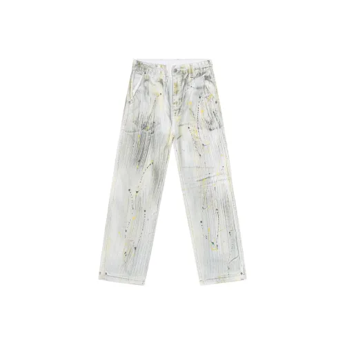 Voguo Relay Jeans Unisex Dirty White