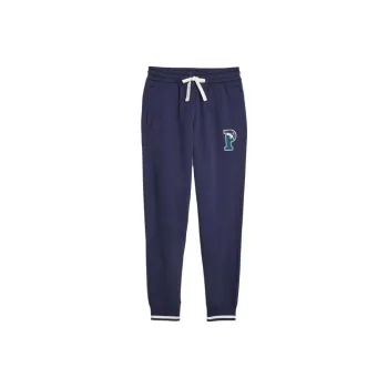 PUMA Knitted Sports Pants Men's Navy Blue