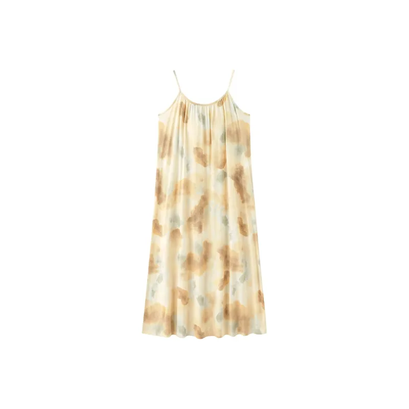 FENTENGCARE Nightgown Women's Gold-0