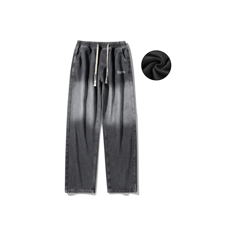 GROGNAK Jeans Unisex Black Gray-5