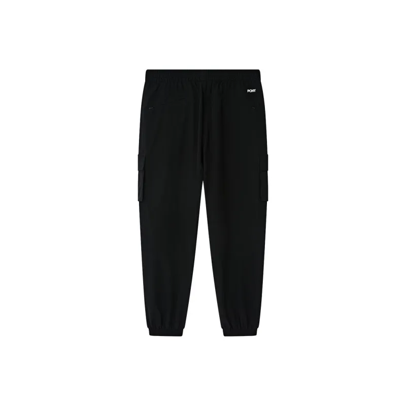 Pony Cargo Pants Men Black-0
