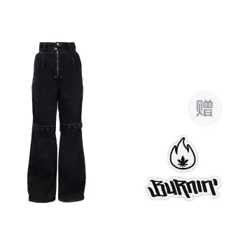 BURNIN BLACK BURNIN Jeans Unisex Black