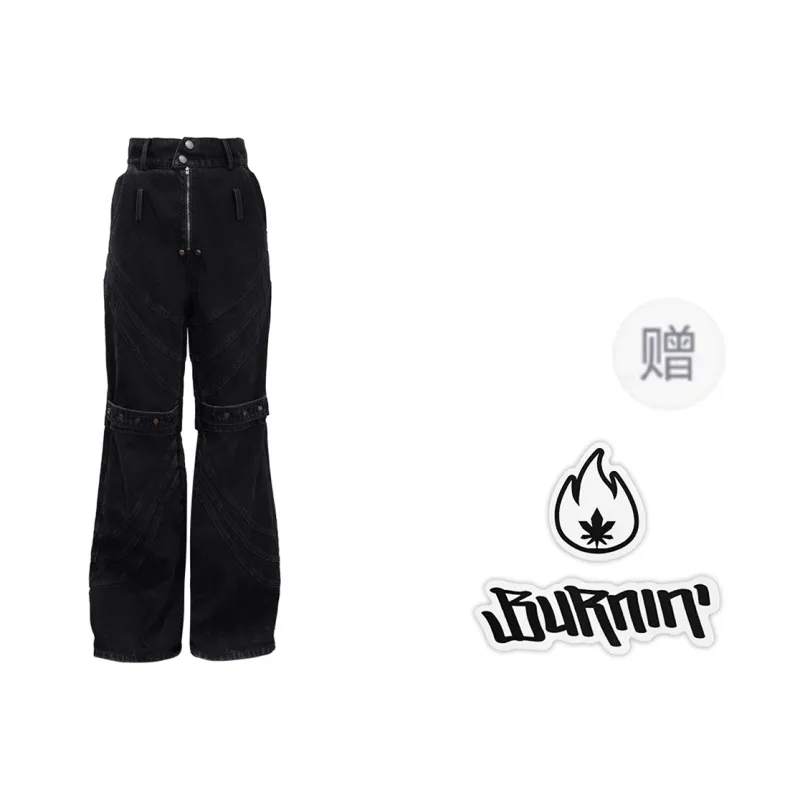 BURNIN BLACK BURNIN Jeans Unisex Black-0