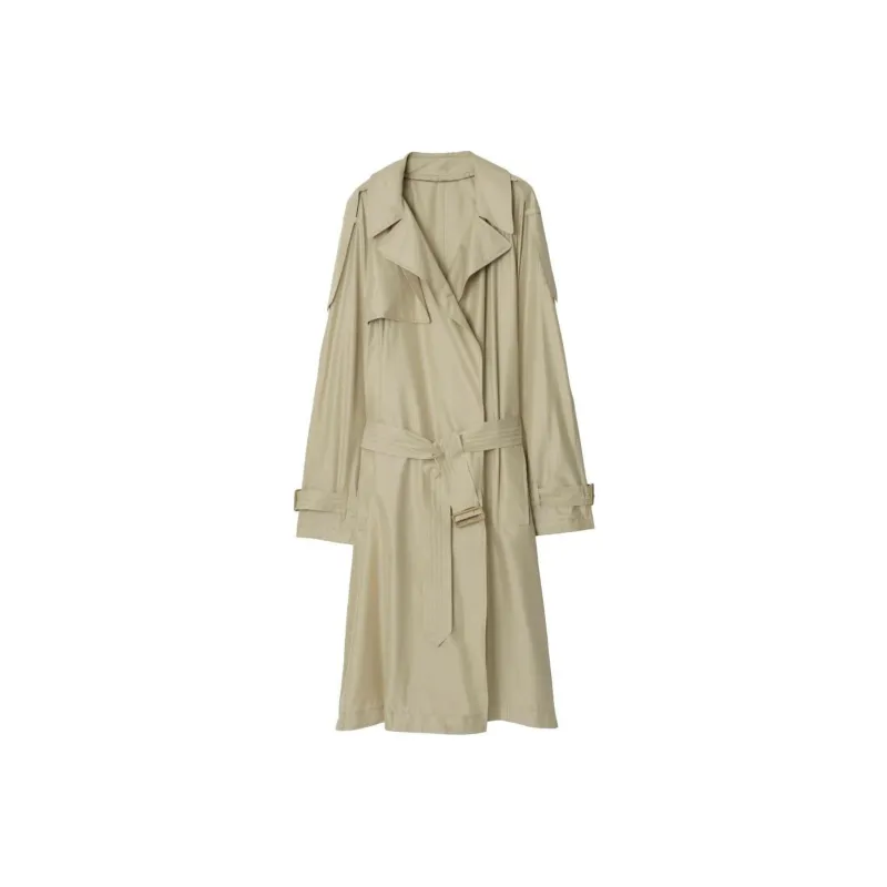 Burberry Silk Trench Coat-0