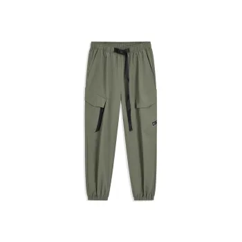 XTEP Cargo Pants Men's Light Tea Green