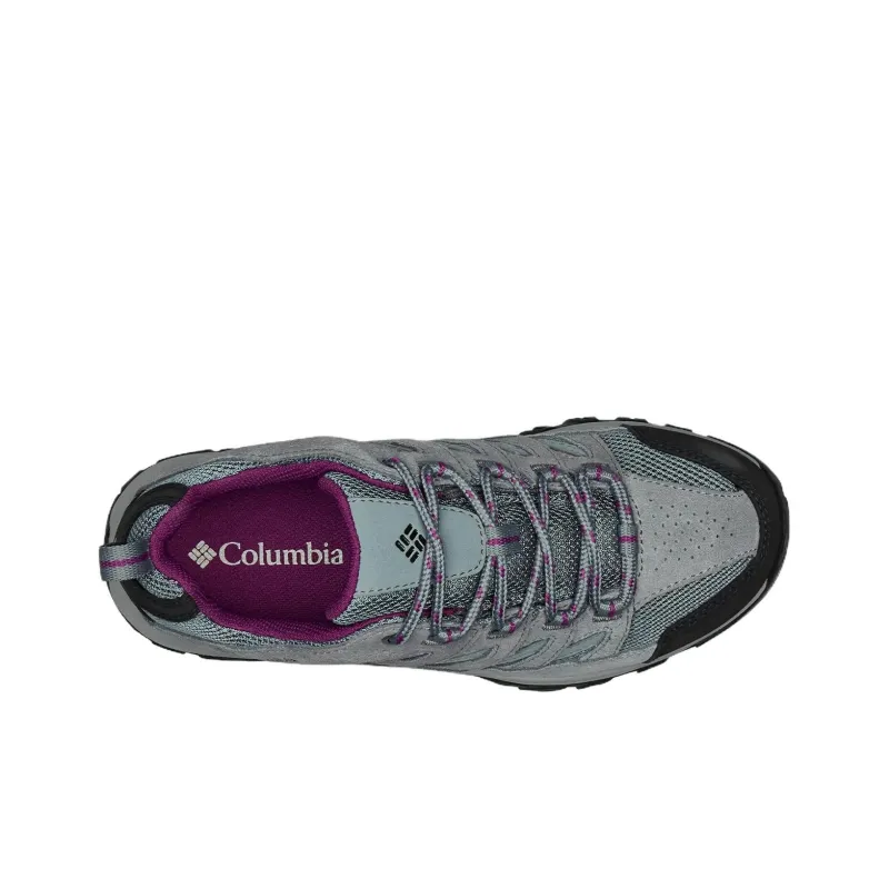 Columbia Crestwood Anti Slip Wear Resistant Low Top Mountaineering & Hiking Shoes Women's Gray-4