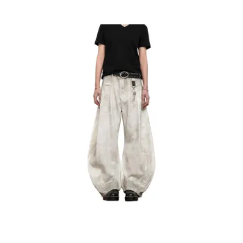 DUATOGE Jeans Men White 