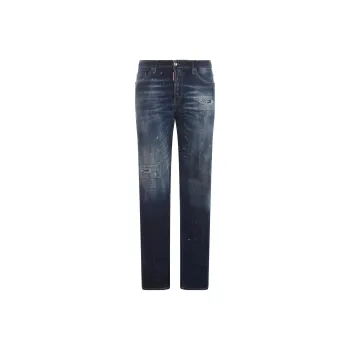 DSQUARED 2 Paint Splash Detailed Distressed Jeans