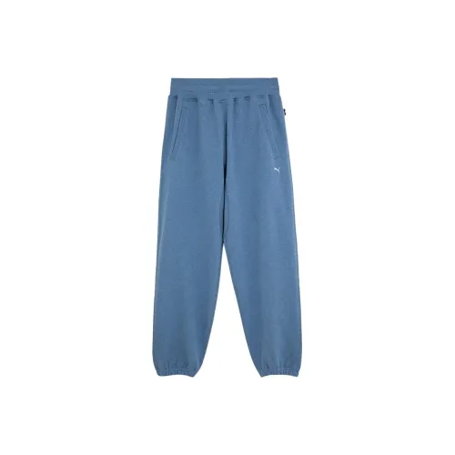 PUMA NAVY PACK KNIT JOGGER TR Knitted Sports Pants Unisex Space Blue