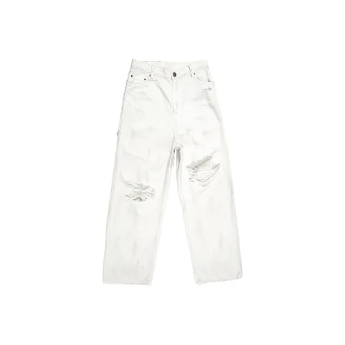 D 5 OVE Dirty White 남녀공용 청바지
