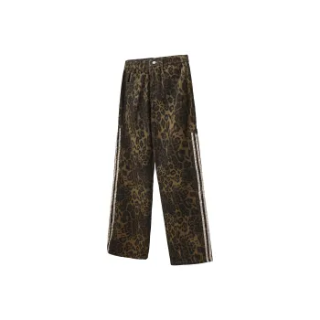 COLDSTONE Jeans Unisex Leopard Print