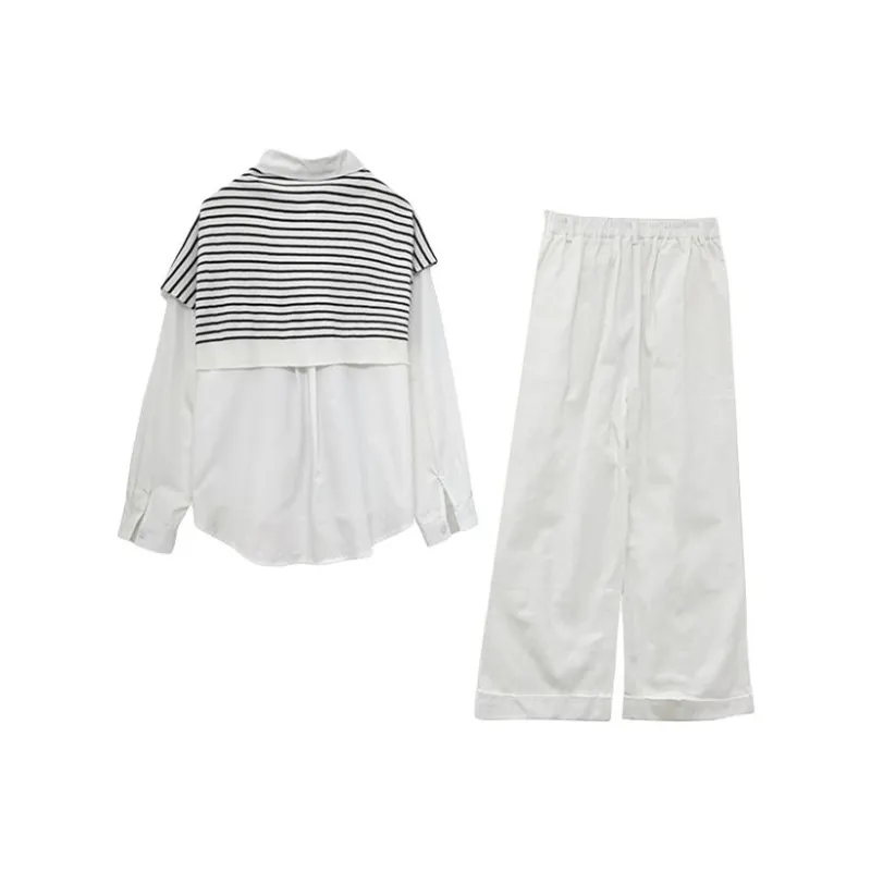 HUINIAN Casual Suit Women's White-1