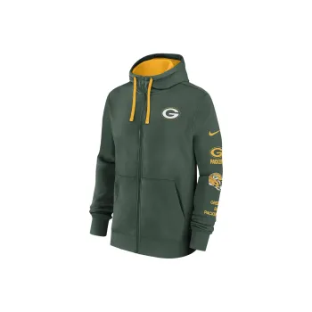 Nike Bay Packers Club Men's Nike Nfl Full Zip Hoodie