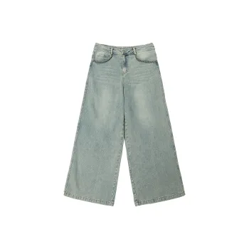 JHYQ Jeans Unisex Blue