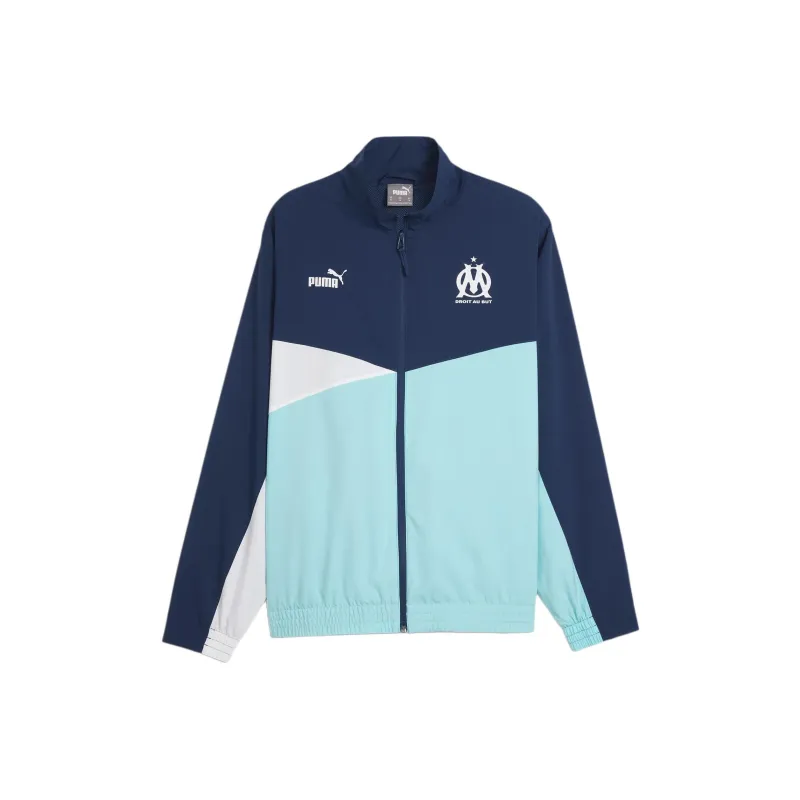 PUMA Rainbow Logo Print Jackets Men Blue-0