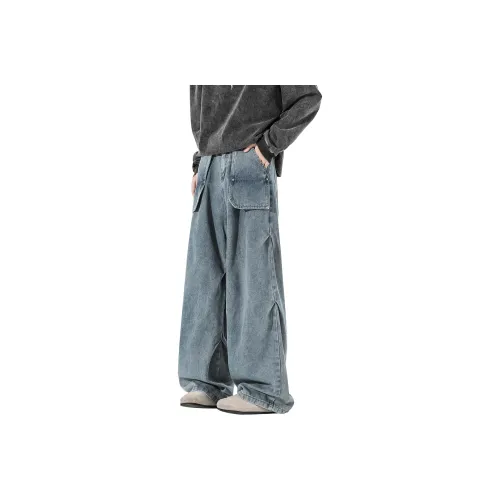 ZWWWZ Jeans Unisex Blue