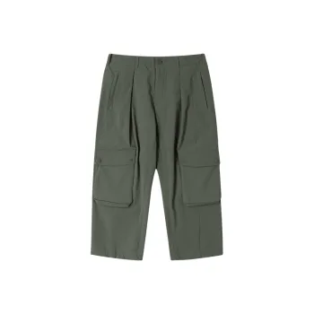 Diadora Straight Casual Pants Men's Dark Green