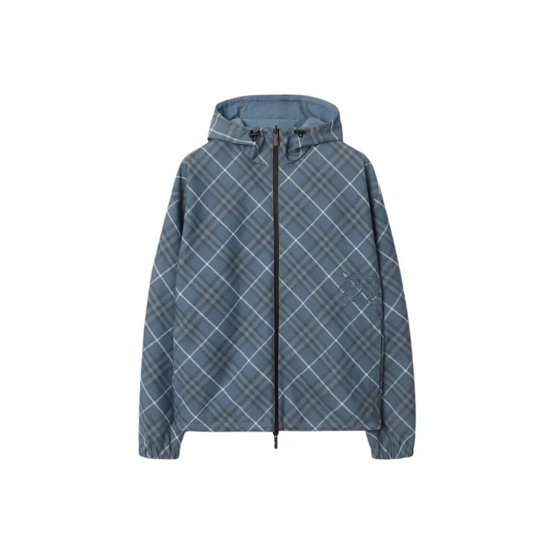 Burberry Tonal Ekd Applique Windbreaker-0