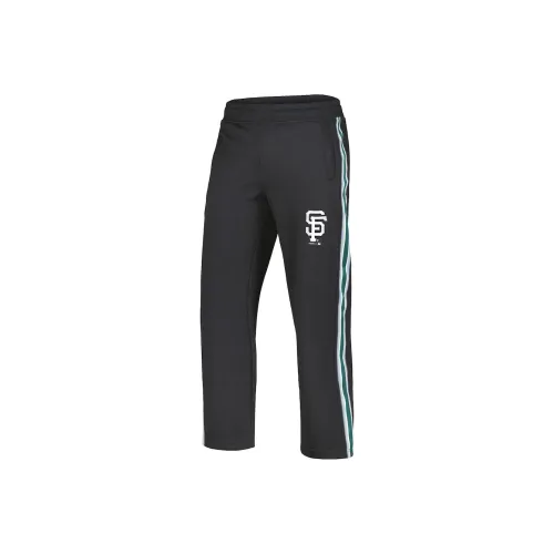 MLB x PLEASURES Knitted Sports Pants Men's Black