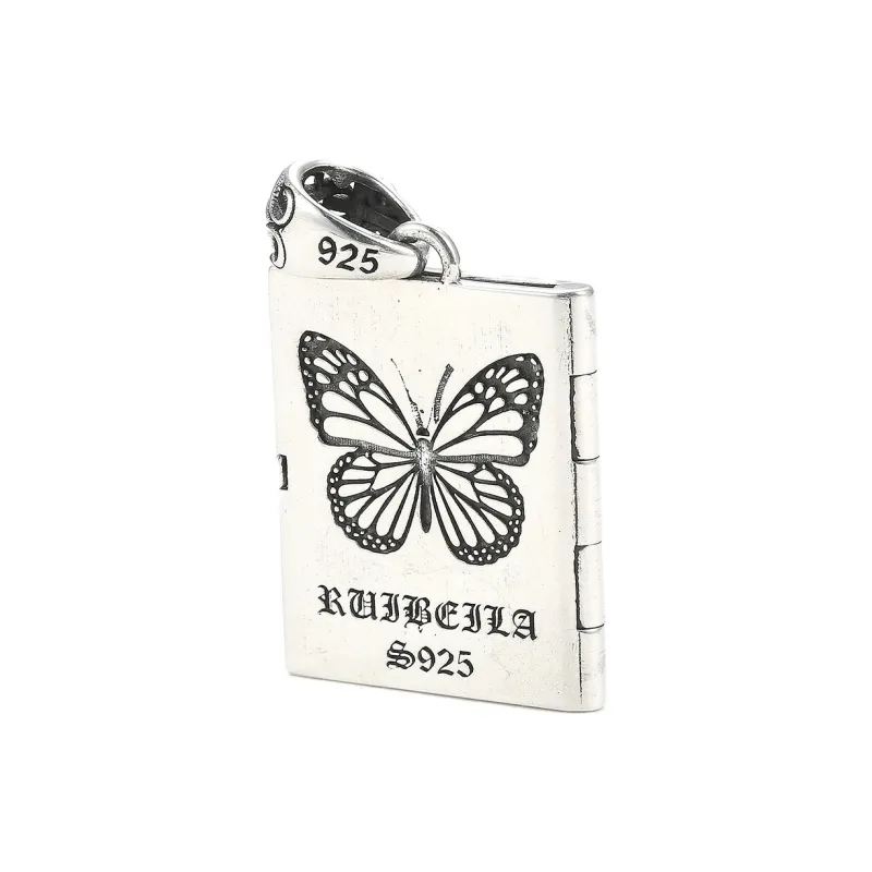 Ruibeila 925 Sterling Silver Necklaces Unisex-3