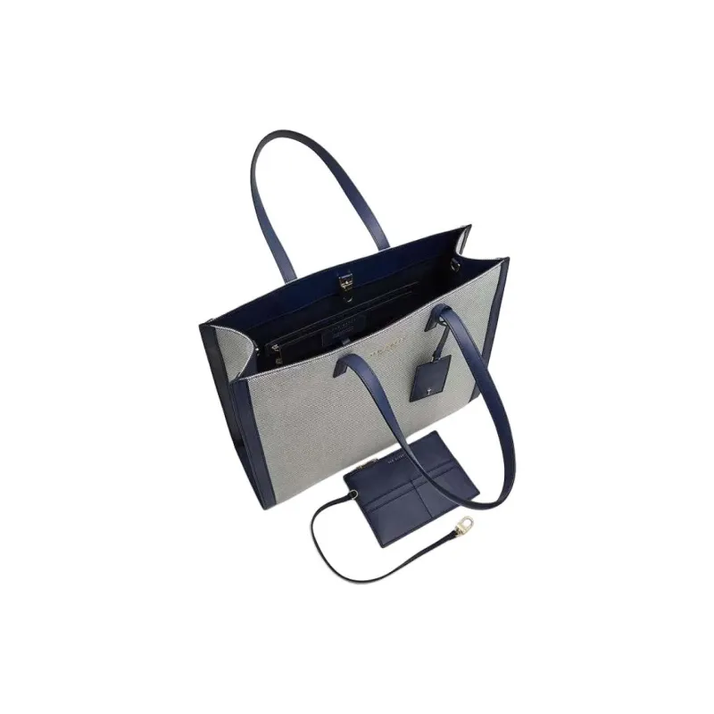Ted Baker Canvas Bag, Tote Bag, Shopping Bag, Shoulder Bag Regular Women's Light Gray-2