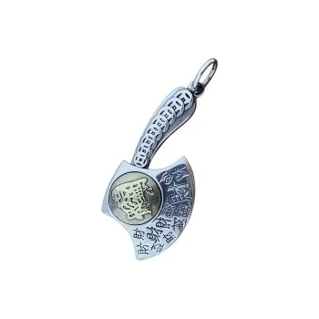 BKBU 999 Fine Silver Foot Silver Pendants Unisex