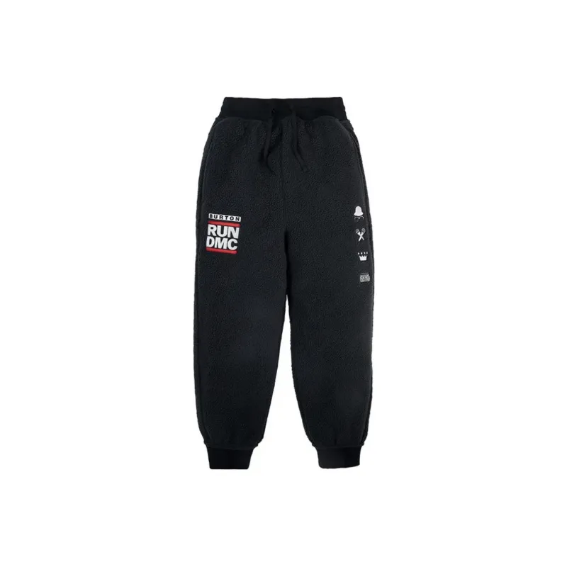 BURTON X RUN DMC Co-brand Knitted Sweatpants Unisex Black-0