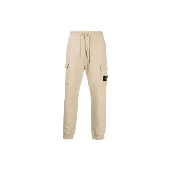 STONE ISLAND Casual Pants Men Ecru