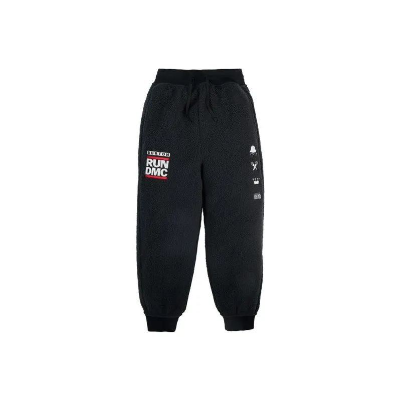 BURTON RUN DMC Collaboration SS24 Knitted Sports Pants Unisex Black-0