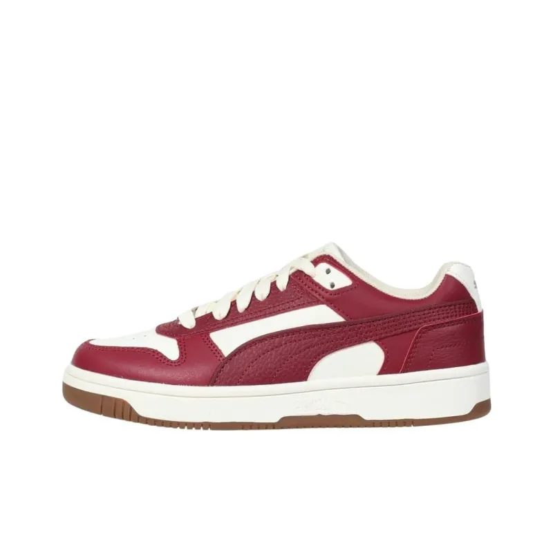 PUMA Rebound Joy Anti Slip Wear Resistant Low Top Basketball Shoes Men's Red-0