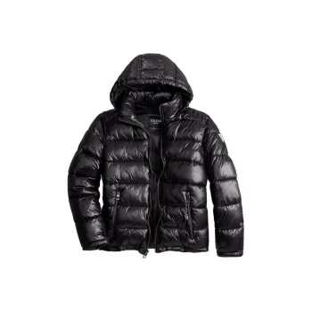 GUESS Jackets & Coats Men's Black