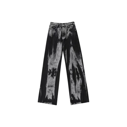 HOZZS Jeans Unisex Black