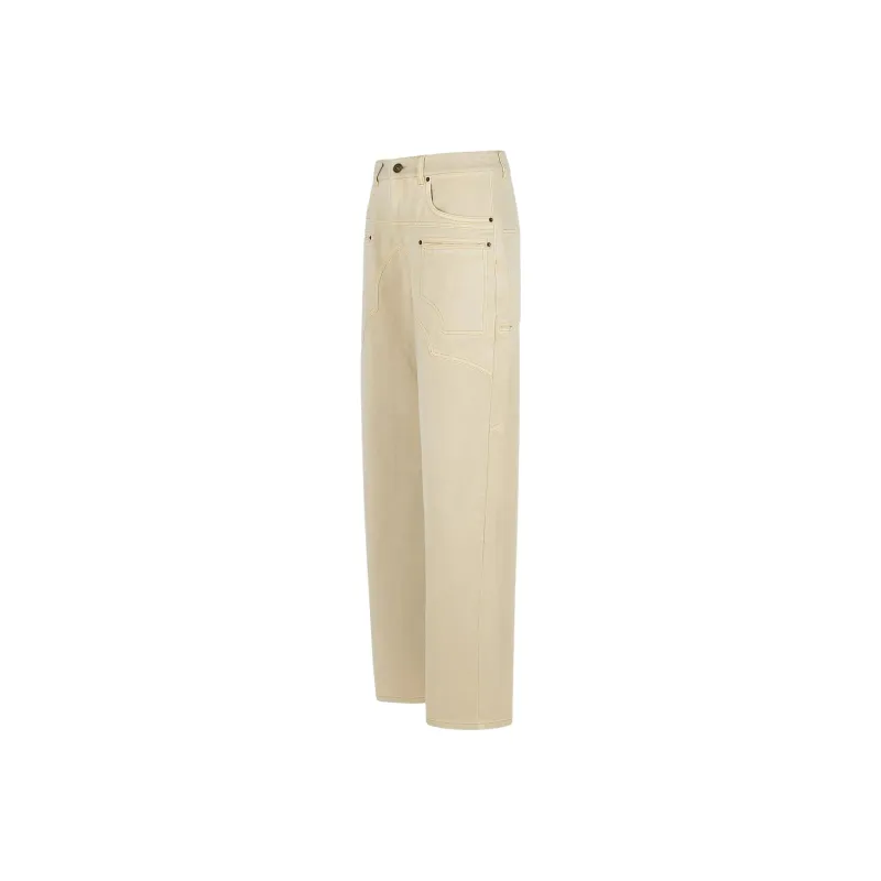 ISABEL MARANT ETOILE Beryl Panelled Jeans-2