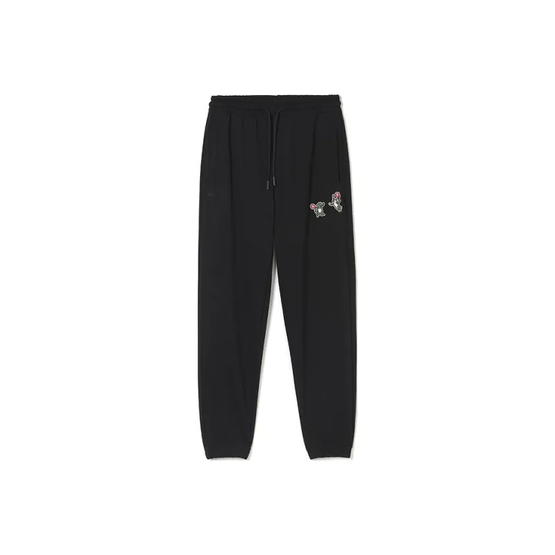 LACOSTE Knitted Sweatpants Unisex Black-0