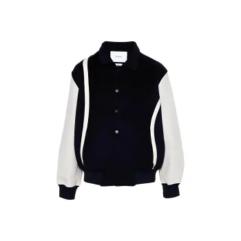 Axel Arigato Bay Embroidered logo Varsity Jacket