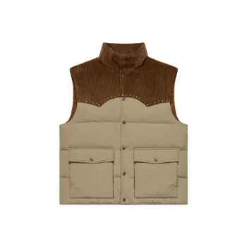 CLOT Life Is A Game Series Down Jackets Unisex Beige