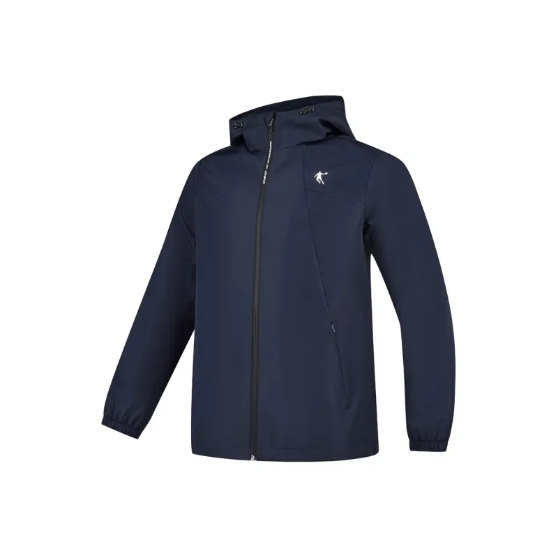 QIAODAN Trench Coat Men's Nova Blue-0